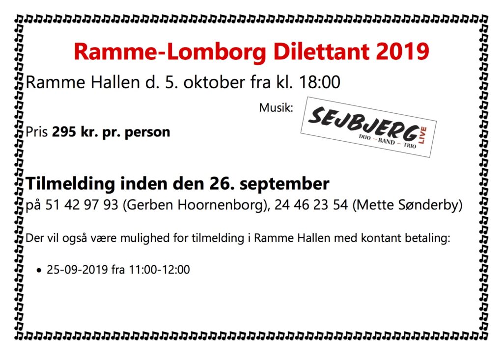 Ramme Lomborg Dilettant 2019